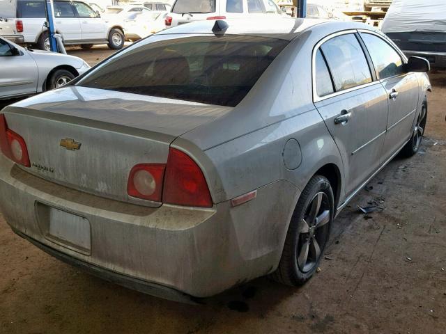 1G1ZC5EU4CF364908 - 2012 CHEVROLET MALIBU 1LT SILVER photo 4