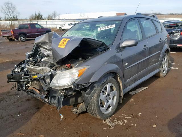 5Y2SL67806Z412194 - 2006 PONTIAC VIBE GRAY photo 2