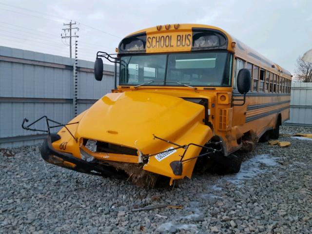 1BAKGCKH85F225662 - 2005 BLUE BIRD SCHOOL BUS YELLOW photo 2