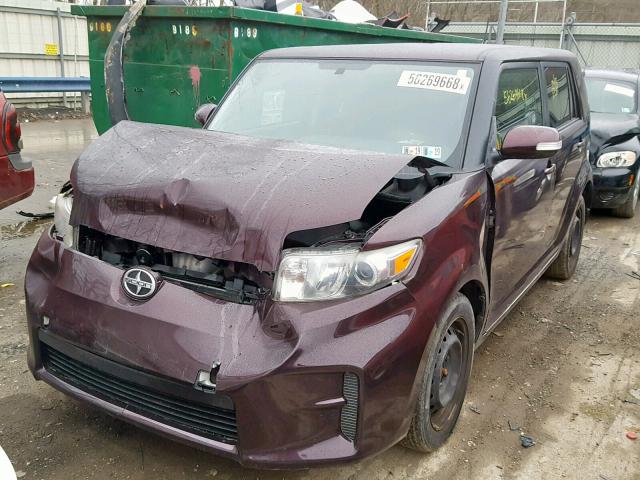JTLZE4FE9CJ019183 - 2012 TOYOTA SCION XB Күлгін фото 2
