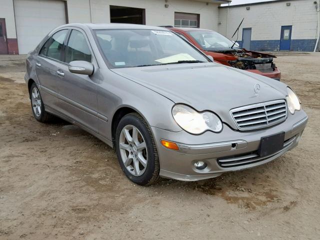 WDBRF92H07F881625 - 2007 MERCEDES-BENZ C 280 4MAT GRAY photo 1