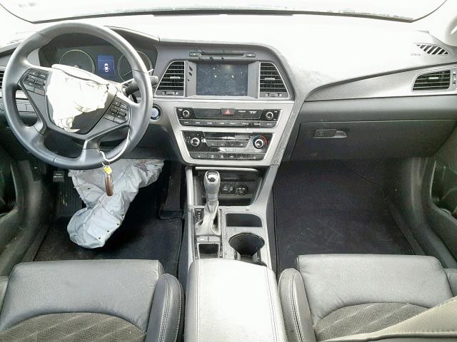 5NPE34AF0HH467487 - 2017 HYUNDAI SONATA SPO WHITE photo 9