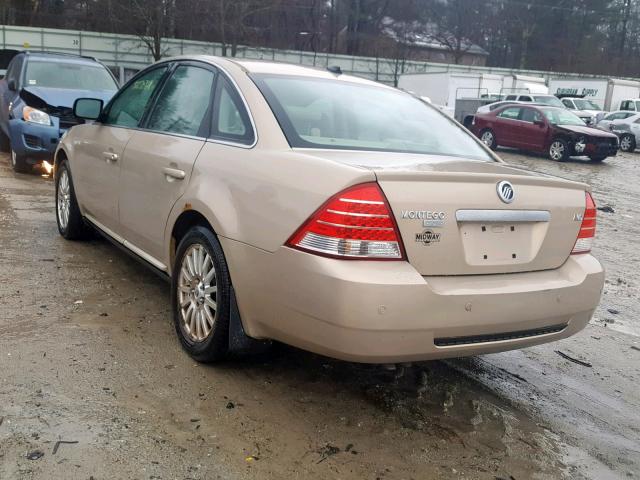 1MEHM43177G608018 - 2007 MERCURY MONTEGO PR TAN photo 3