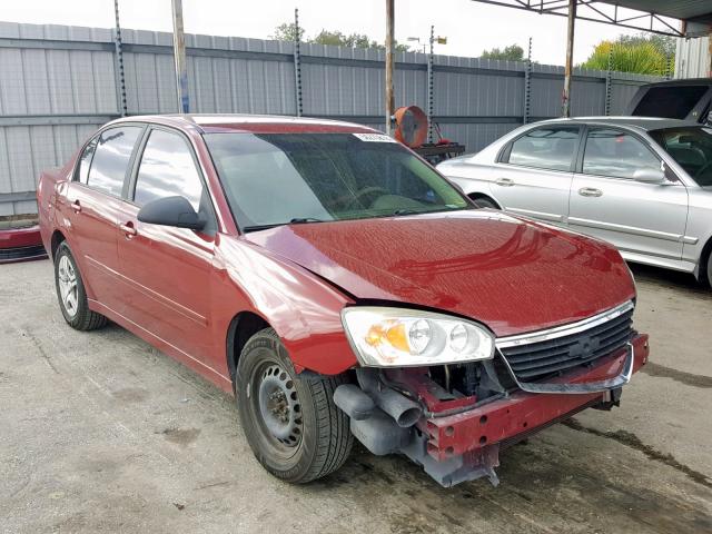 1G1ZS51F76F233311 - 2006 CHEVROLET MALIBU LS 勃艮第红 照片 1