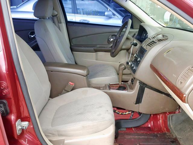 1G1ZS51F76F233311 - 2006 CHEVROLET MALIBU LS 勃艮第红 照片 5
