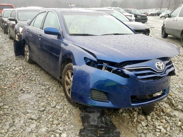 4T1BF3EK3BU732004 - 2011 TOYOTA CAMRY BASE BLUE photo 1