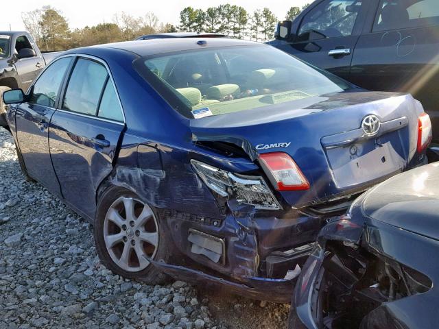 4T1BF3EK3BU732004 - 2011 TOYOTA CAMRY BASE BLUE photo 3