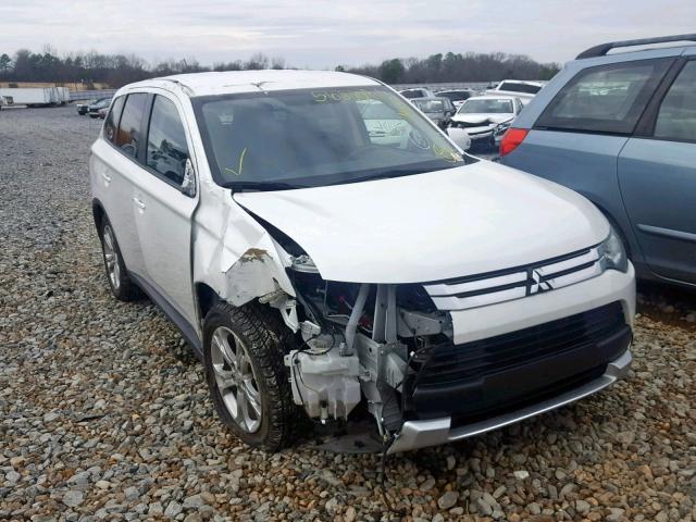 JA4AD3A32FZ007453 - 2015 MITSUBISHI OUTLANDER WHITE photo 1