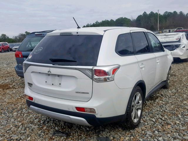 JA4AD3A32FZ007453 - 2015 MITSUBISHI OUTLANDER WHITE photo 4