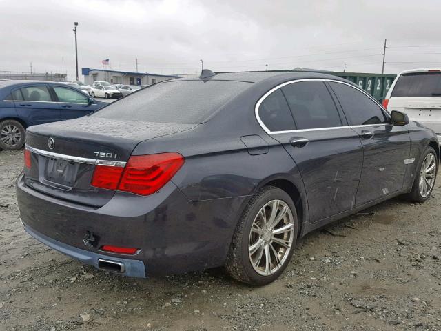 WBAKA8C54CCY37569 - 2012 BMW 750I BLACK photo 4