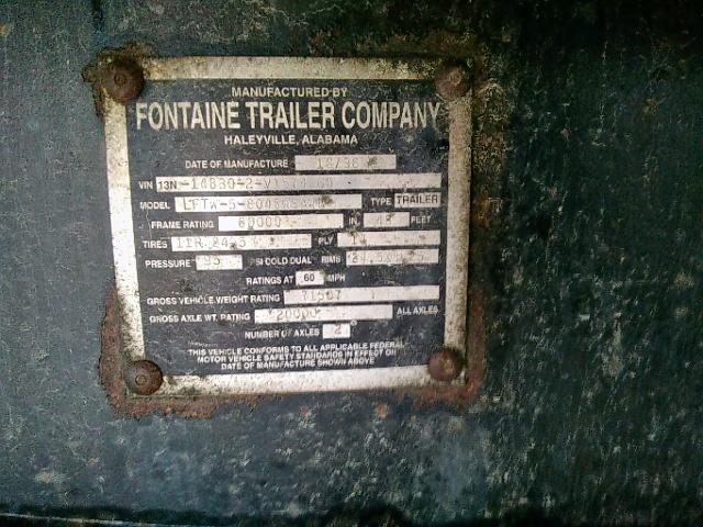 13N148302V1574860 - 1997 FONTAINE TRAILER SILVER photo 10