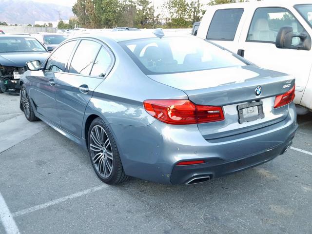 WBAJE5C38HG914585 - 2017 BMW 540 I GRAY photo 3