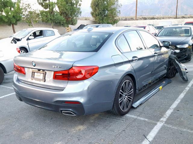 WBAJE5C38HG914585 - 2017 BMW 540 I GRAY photo 4