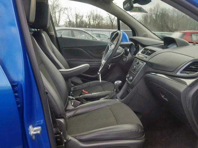 KL4CJASB2EB582784 - 2014 BUICK ENCORE BLUE photo 5