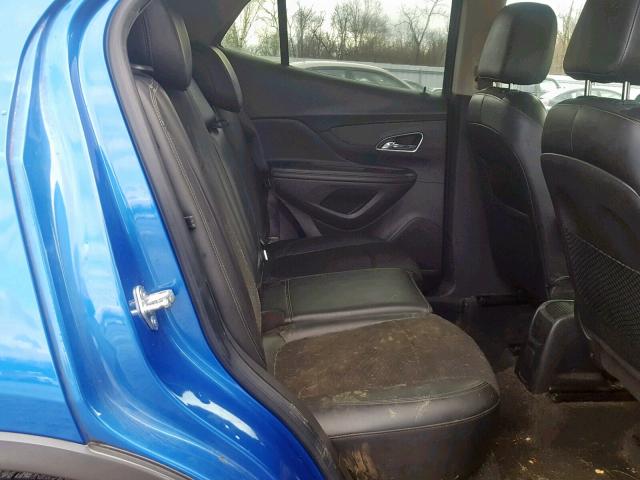 KL4CJASB2EB582784 - 2014 BUICK ENCORE BLUE photo 6