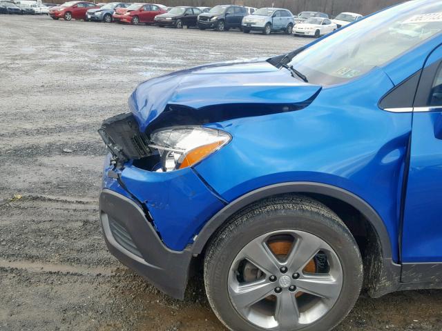 KL4CJASB2EB582784 - 2014 BUICK ENCORE BLUE photo 9