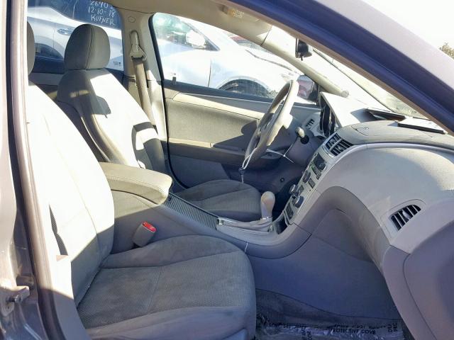 1G1ZG57B494198149 - 2009 CHEVROLET MALIBU LS Gris foto 5
