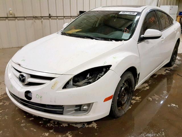 1YVHZ8CB1A5M10504 - 2010 MAZDA 6 S WHITE photo 2