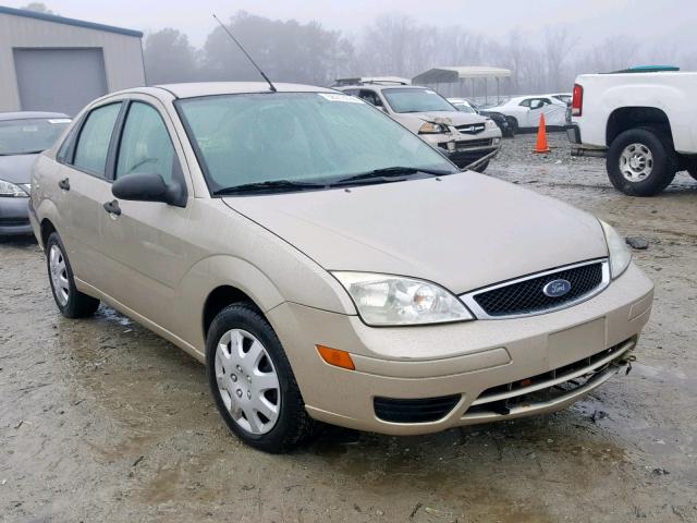 1FAFP34N37W154955 - 2007 FORD FOCUS ZX4 TAN photo 1