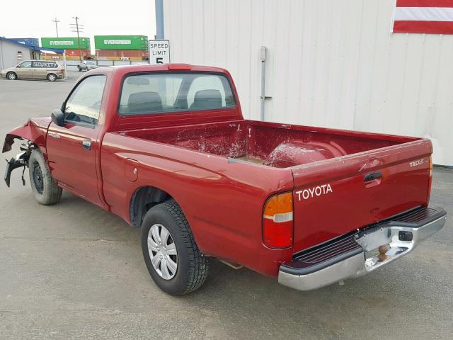 4TANL42N5WZ018913 - 1998 TOYOTA TACOMA RED photo 3