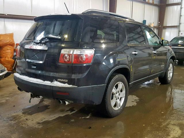 1GKEV137X8J150584 - 2008 GMC ACADIA SLE BLACK photo 4