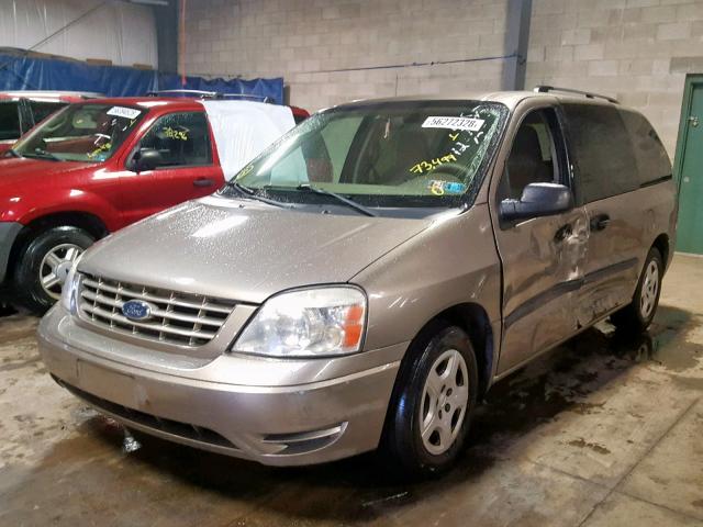 2FMZA51685BA56161 - 2005 FORD FREESTAR S GOLD photo 2