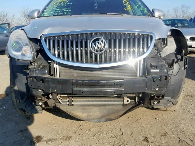 5GAKVBED8CJ112675 - 2012 BUICK ENCLAVE SILVER photo 9
