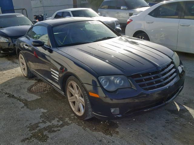 1C3AN69L45X033432 - 2005 CHRYSLER CROSSFIRE BLACK photo 1