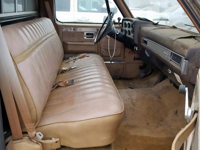 1GCEC14F3EJ101794 - 1984 CHEVROLET C10 BROWN photo 5