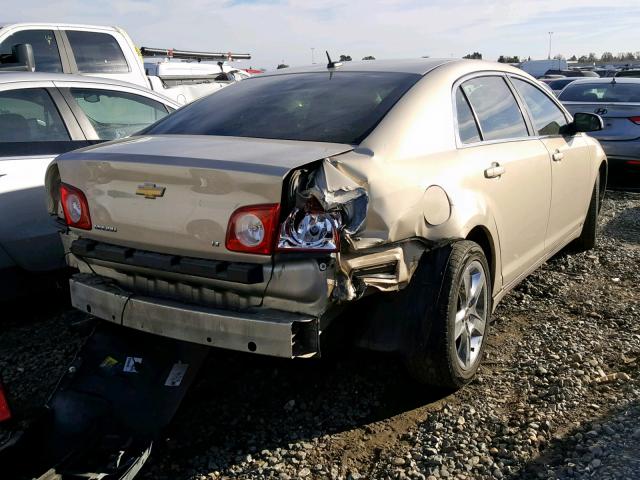 1G1ZH57B99F145464 - 2009 CHEVROLET MALIBU 1LT GOLD photo 4