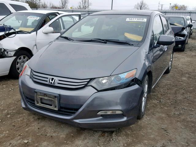 JHMZE2H78AS038179 - 2010 HONDA INSIGHT EX GRAY photo 2