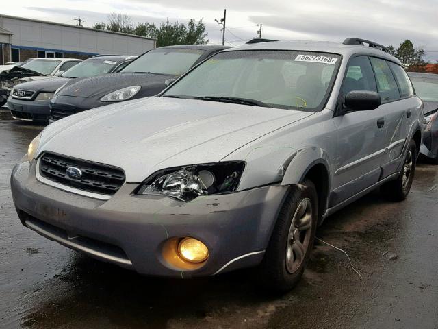 4S4BP61C377322256 - 2007 SUBARU LEGACY OUT SILVER photo 2