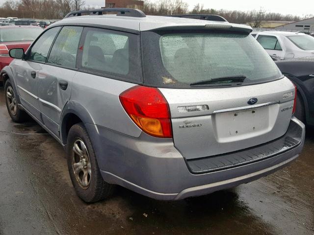 4S4BP61C377322256 - 2007 SUBARU LEGACY OUT SILVER photo 3