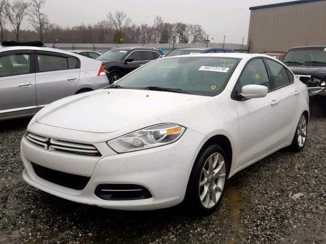 1C3CDFBA0DD268897 - 2013 DODGE DART SXT WHITE photo 2