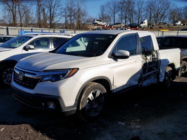 5FPYK2F57HB007589 - 2017 HONDA RIDGELINE WHITE photo 2