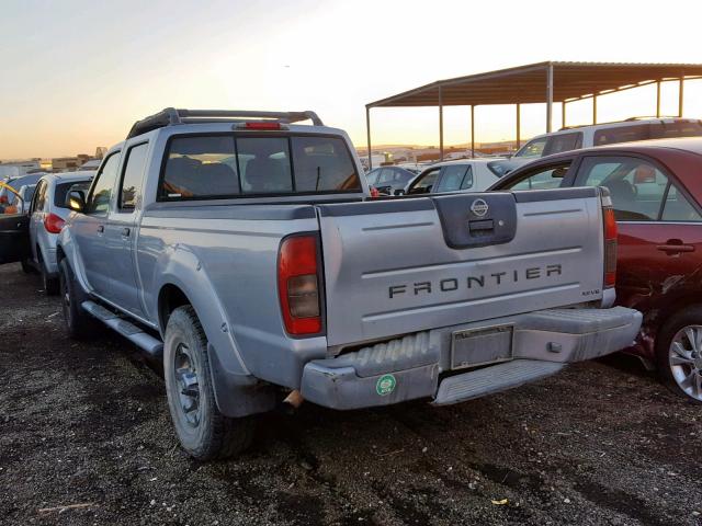 1N6ED29X23C450285 - 2003 NISSAN FRONTIER C SILVER photo 3