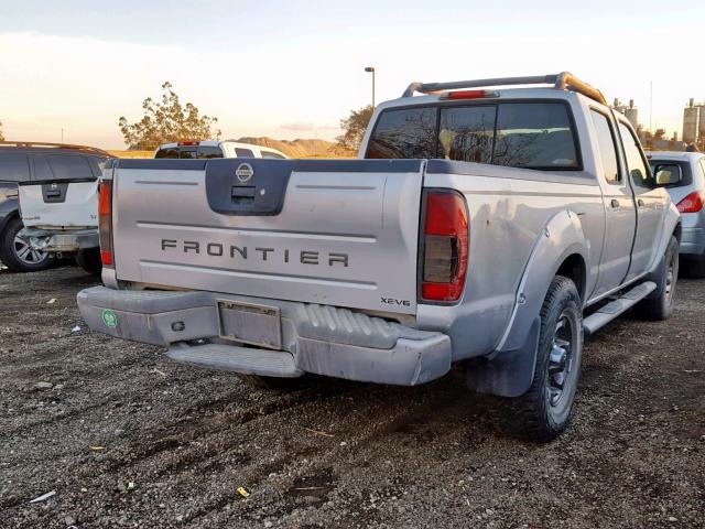 1N6ED29X23C450285 - 2003 NISSAN FRONTIER C SILVER photo 4