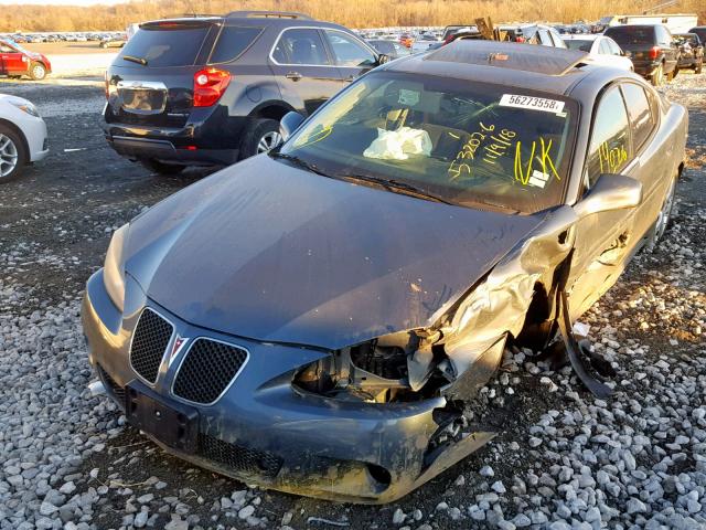 2G2WC58C671184585 - 2007 PONTIAC GRAND PRIX GRAY photo 2