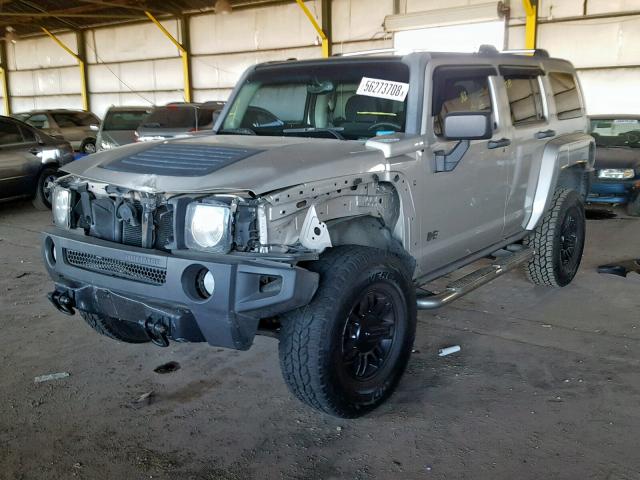 5GTDN136168328023 - 2006 HUMMER H3 BEIGE photo 2