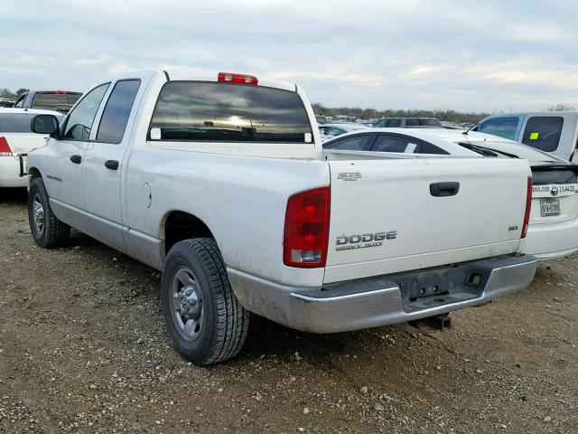 3D7KA28663G751085 - 2003 DODGE RAM 2500 S WHITE photo 3