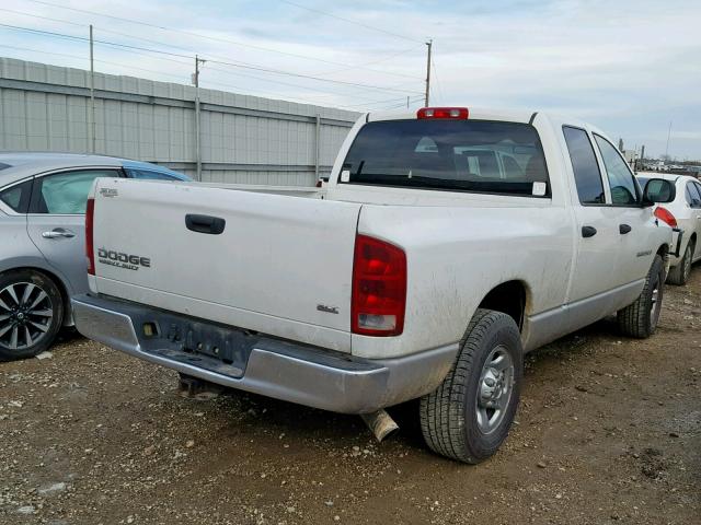 3D7KA28663G751085 - 2003 DODGE RAM 2500 S WHITE photo 4