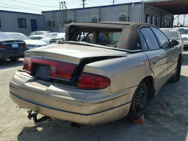 2G4WB52K021201206 - 2002 BUICK REGAL LS GOLD photo 4