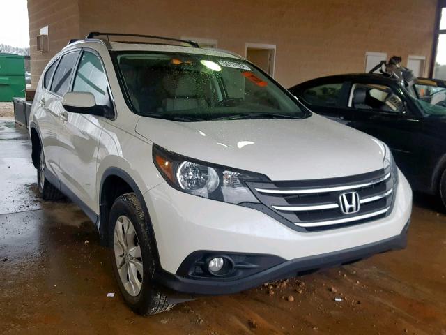 5J6RM4H75EL057816 - 2014 HONDA CR-V EXL WHITE photo 1