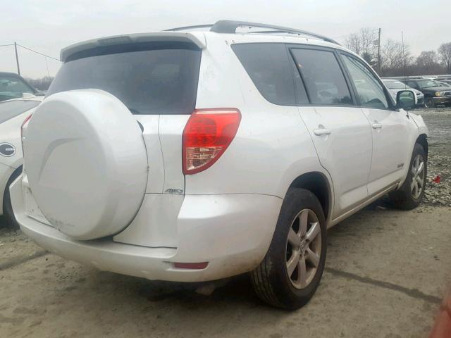 JTMBK31V175019362 - 2007 TOYOTA RAV4 LIMIT WHITE photo 4