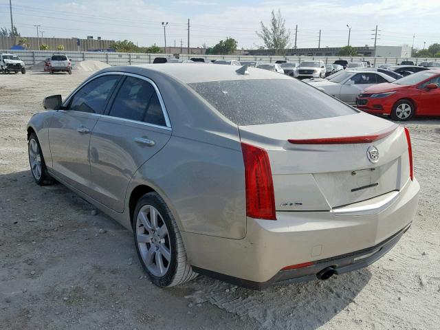 1G6AA5RA3E0194933 - 2014 CADILLAC ATS SILVER photo 3