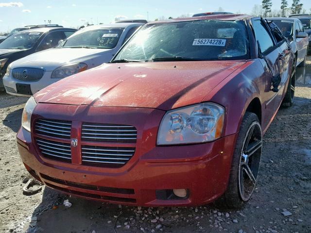 2D4FV47V37H793999 - 2007 DODGE MAGNUM SXT RED photo 2