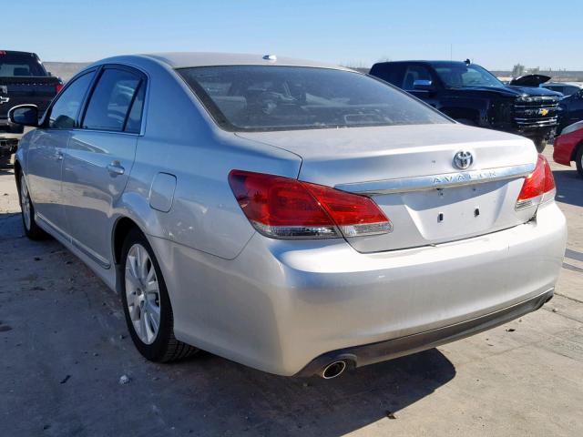 4T1BK3DB8BU373200 - 2011 TOYOTA AVALON BAS Gümüş foto 3