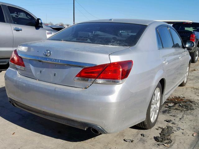 4T1BK3DB8BU373200 - 2011 TOYOTA AVALON BAS Gümüş foto 4