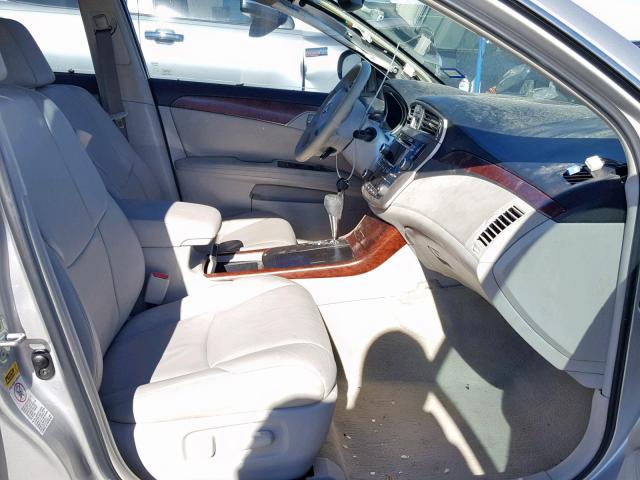 4T1BK3DB8BU373200 - 2011 TOYOTA AVALON BAS Gümüş foto 5