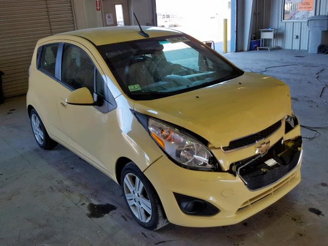 KL8CB6S90EC571248 - 2014 CHEVROLET SPARK LS YELLOW photo 1